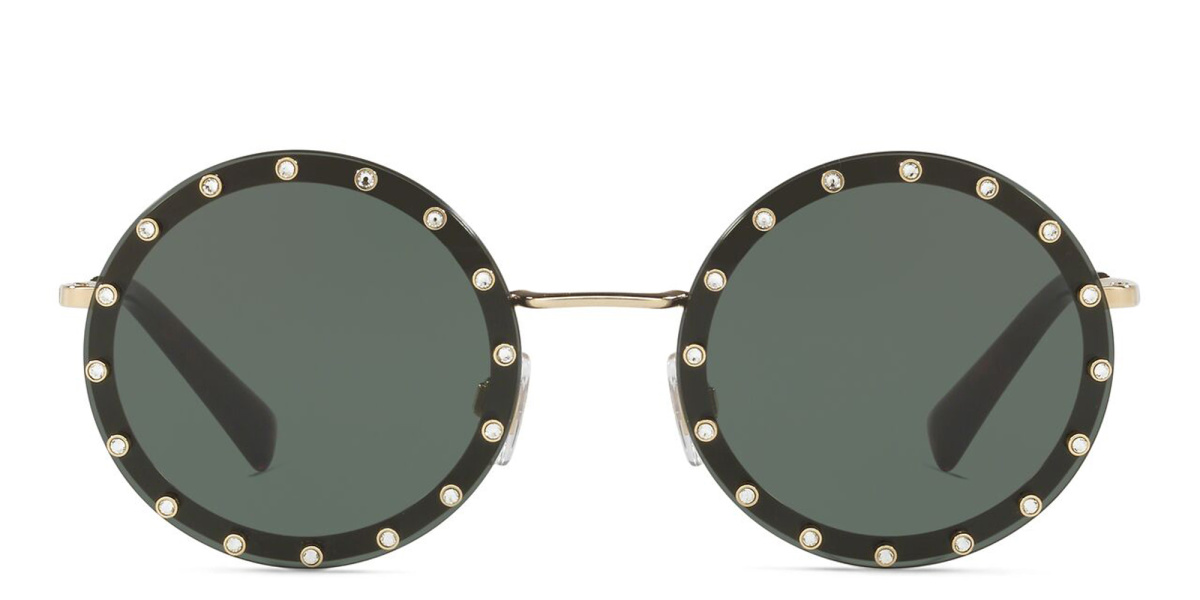 Rimless Round Sunglasses 