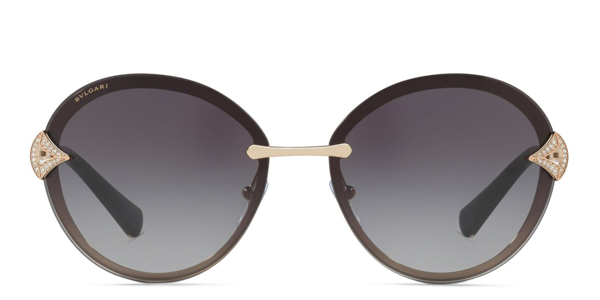 Rimless Round Sunglasses 