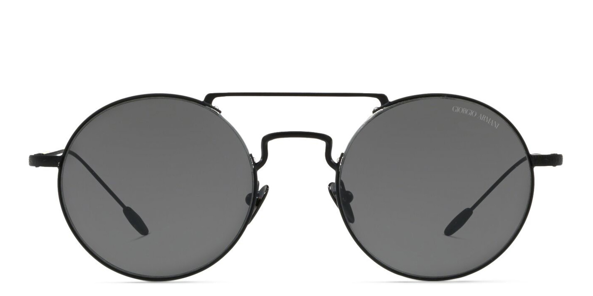 Half Rim Round Sunglasses 