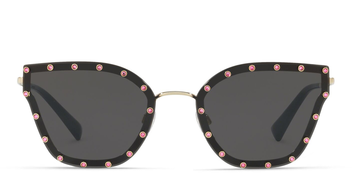 Rimless Cat Eye Sunglasses 