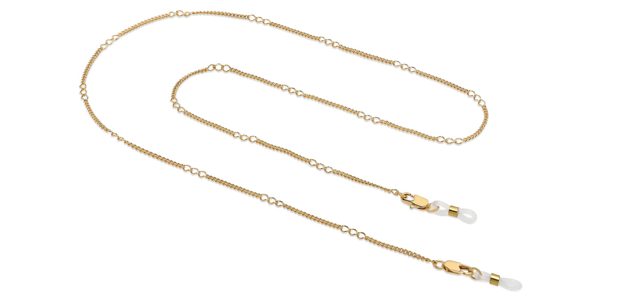 Gold Plated Glasses Chain 