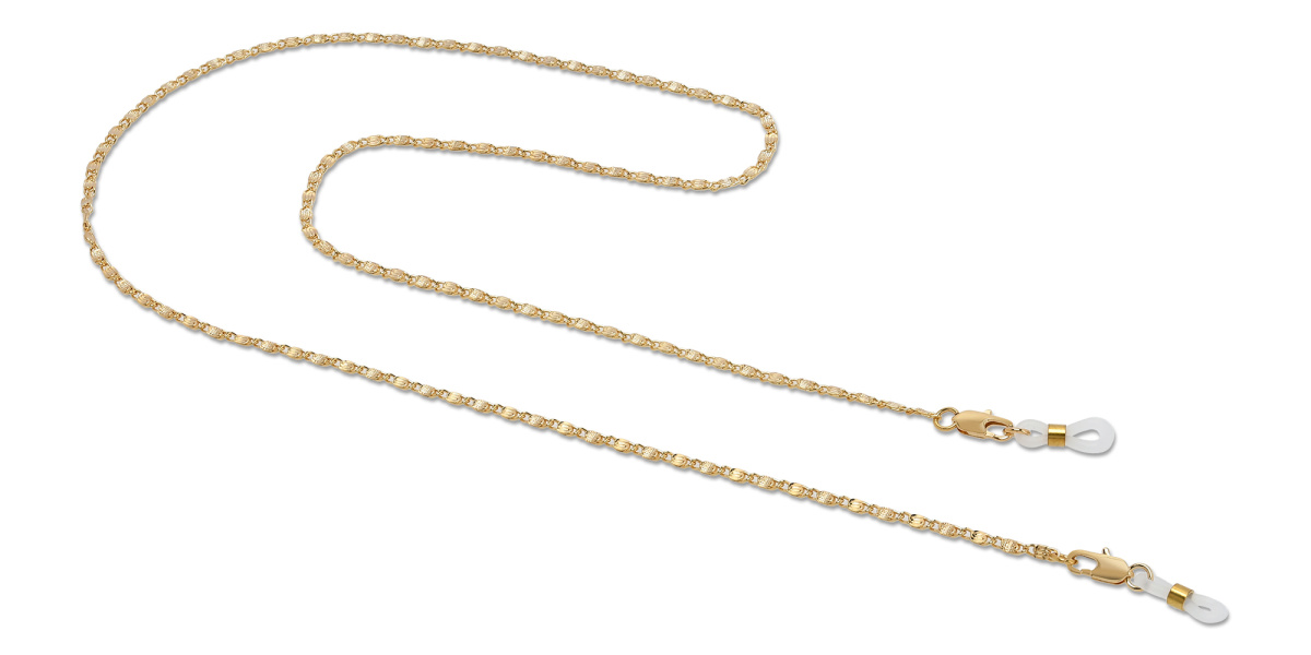 Gold Plated Glasses Chain 