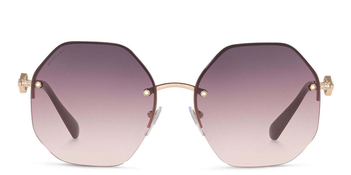 Half Rim Irregular Sunglasses 