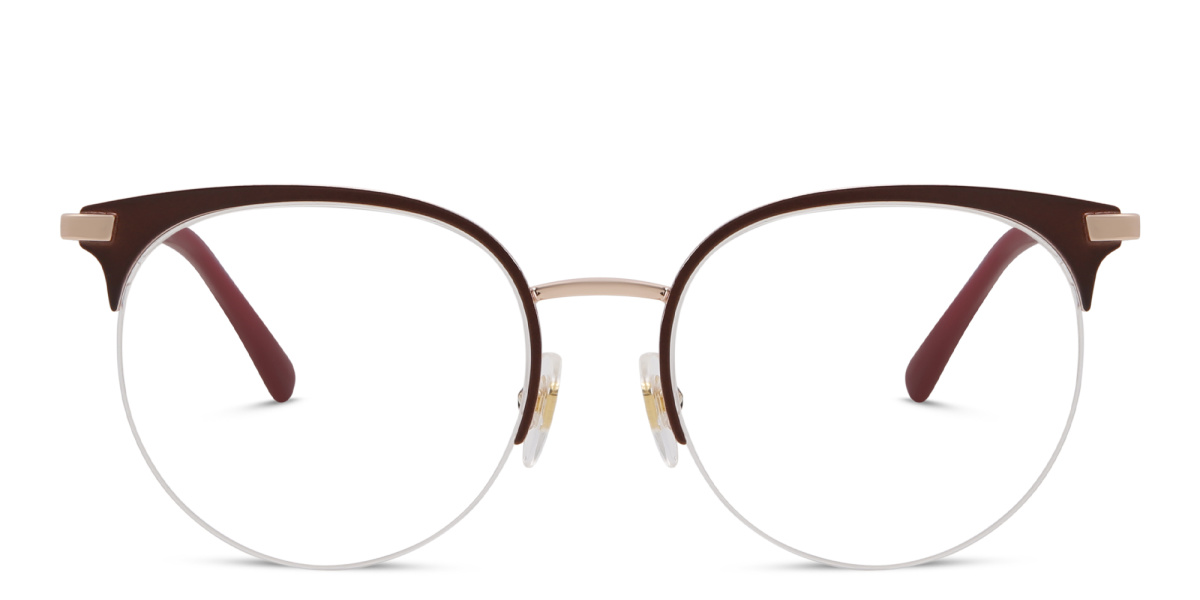 Half Rim Cat Eye Eyeglasses 