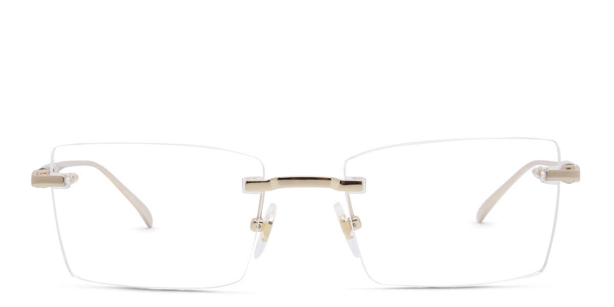 Rimless Rectangle Eyeglasses 