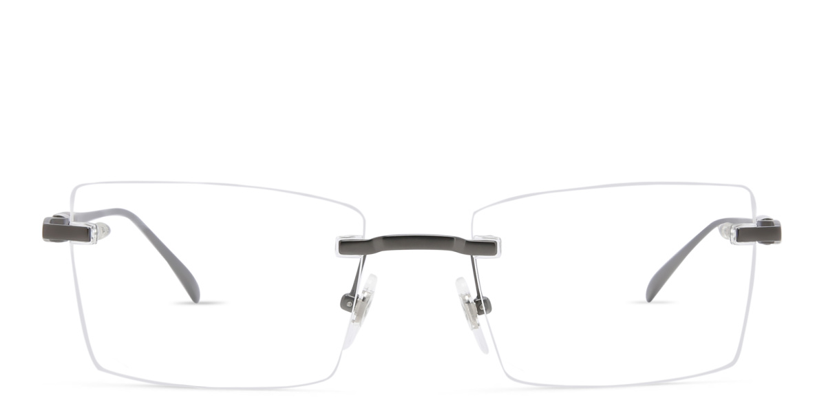 Rimless Rectangle Eyeglasses 