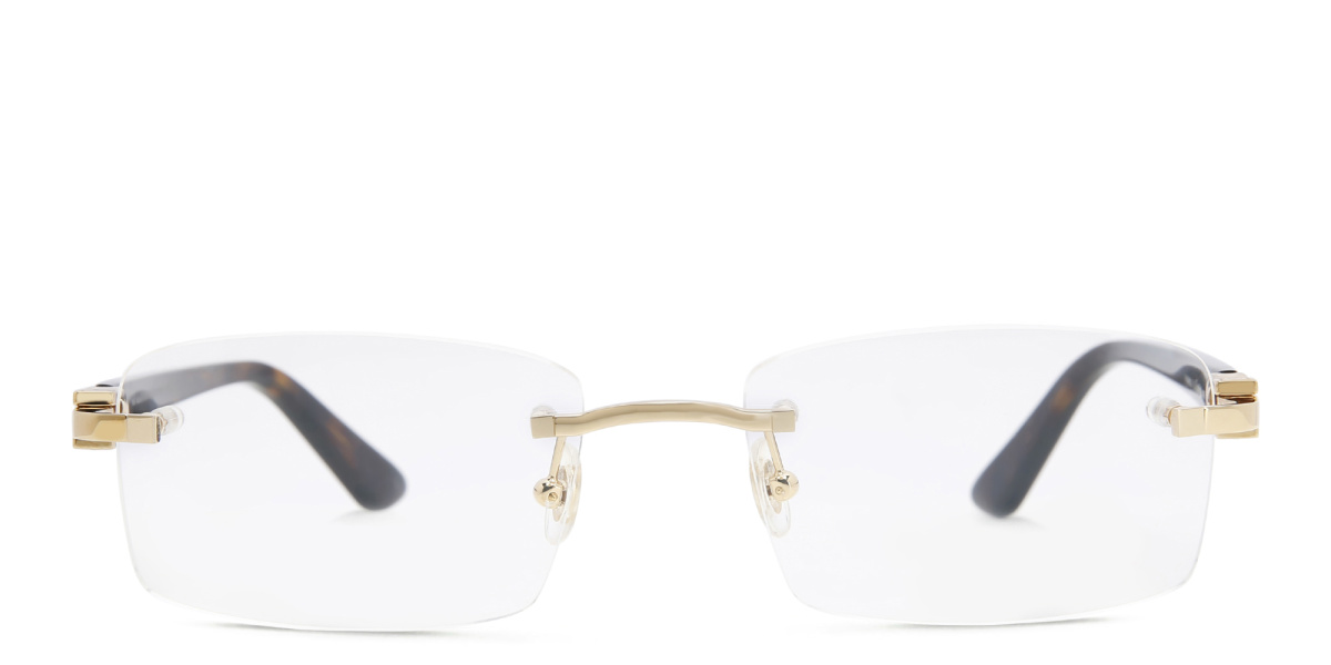 Signature `C`de Cartier Rimless Eyeglasses 