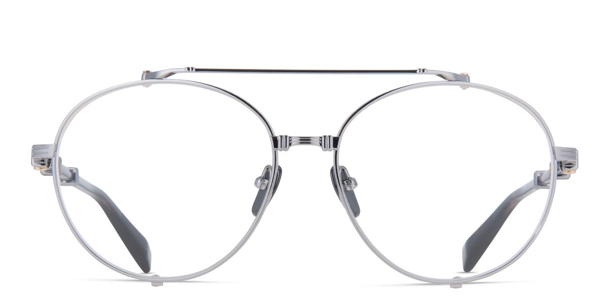 Brigade II Unisex Round Eyeglasses Large 