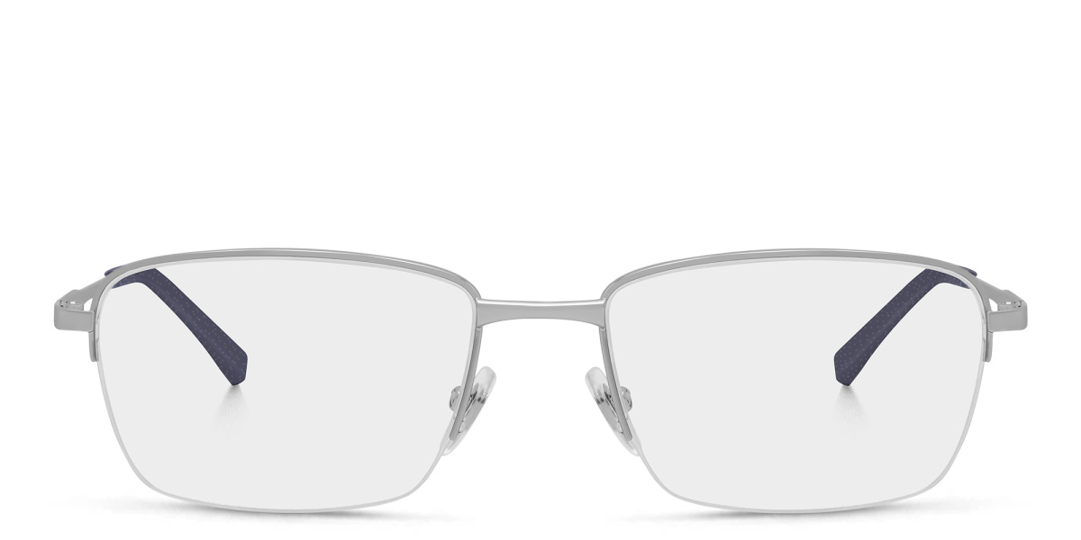 Half Rim Rectangle Eyeglasses 