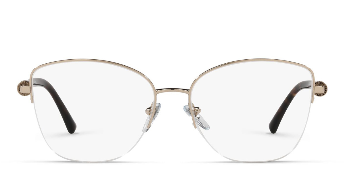 Half Rim Cat Eye Eyeglasses 
