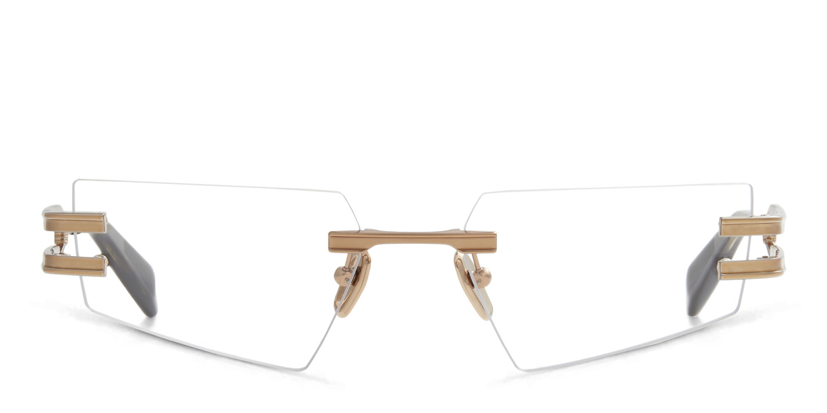 Fixe Unisex Rimless Rectangle Eyeglasses 