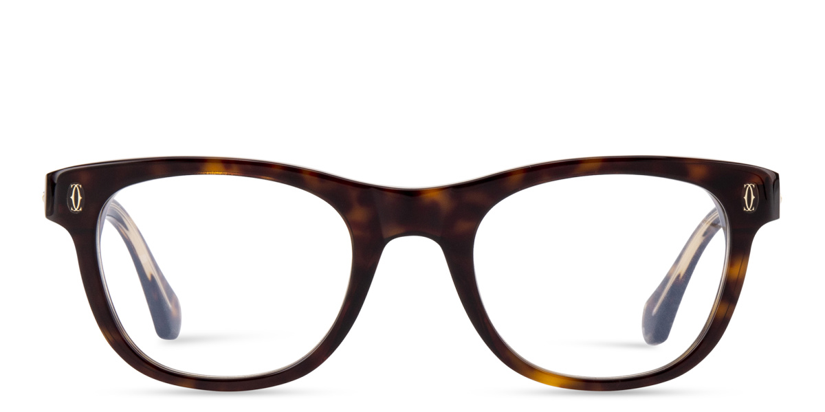 Signature `C`de Cartier Square Eyeglasses 
