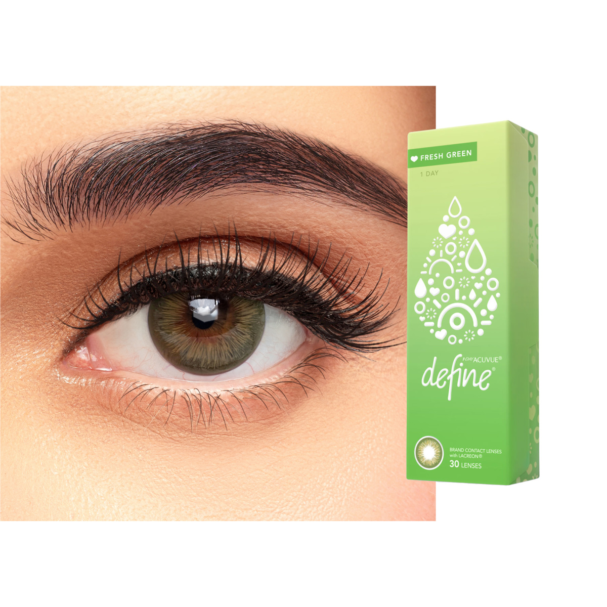 1-Day Color Contact Lenses - Pack of 30 