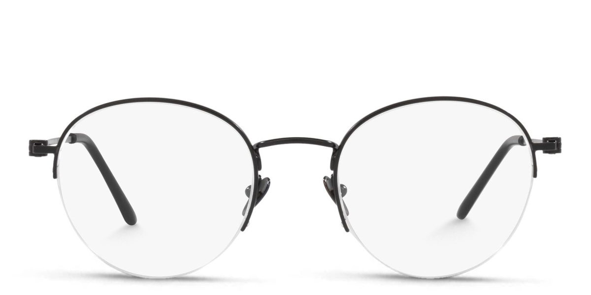 Half Rim Round Eyeglasses 