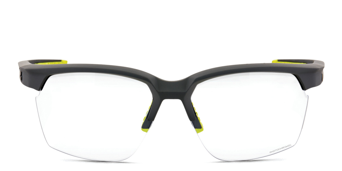 Unisex Half-Rim Square Sunglasses 