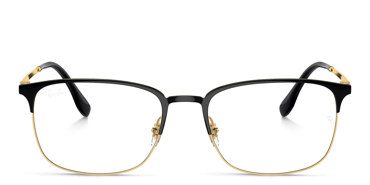 Optics Unisex Square Eyeglasses 