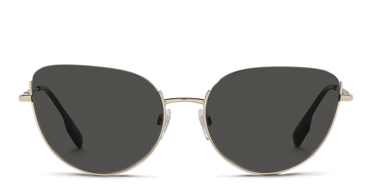 Half-Rim Cat-Eye Sunglasses 