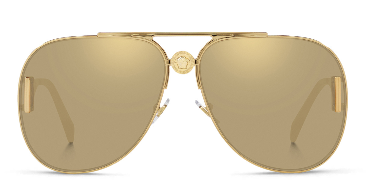 Medusa Unisex Wide Aviator Sunglasses 