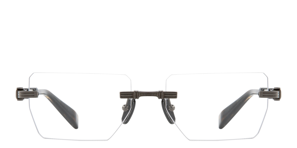 Unisex Rimless Rectangle Eyeglasses 