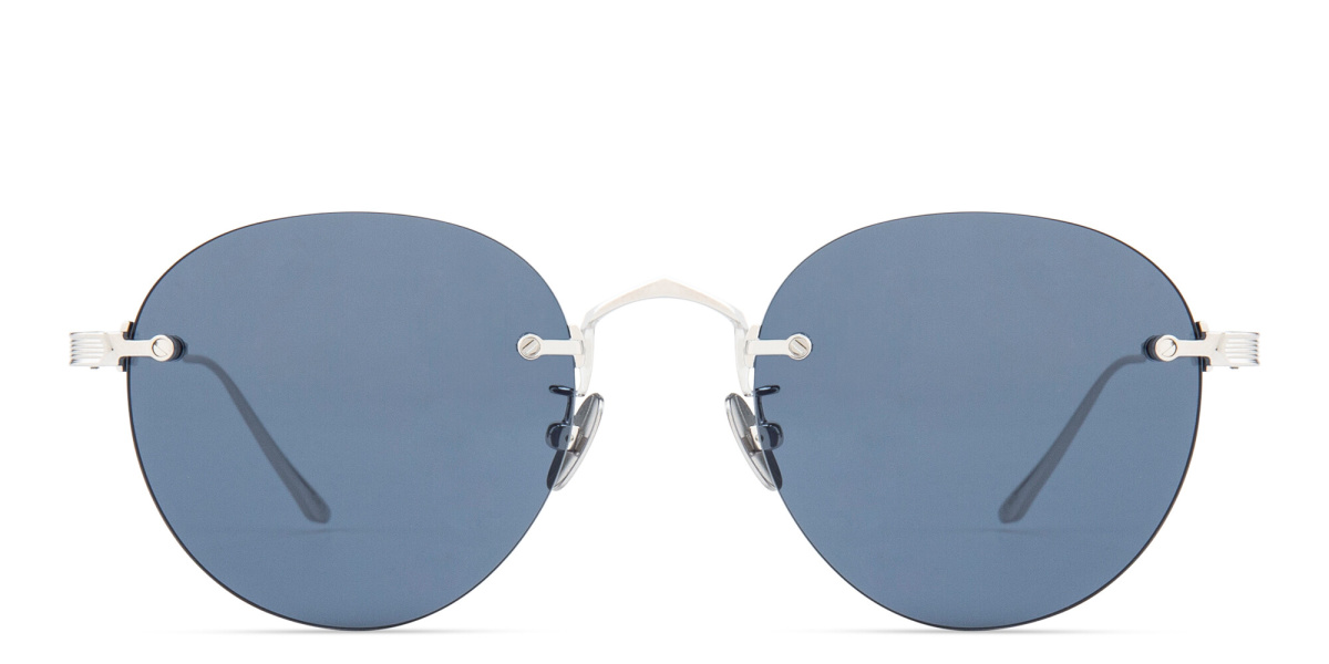Signature `C`de Cartier Round Sunglasses 
