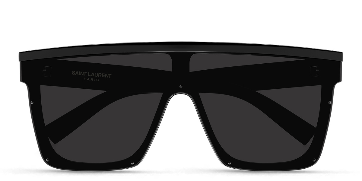 Logo Wide Rectangle Sunglasses 