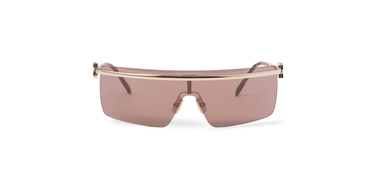 Rimless Irregular Sunglasses 
