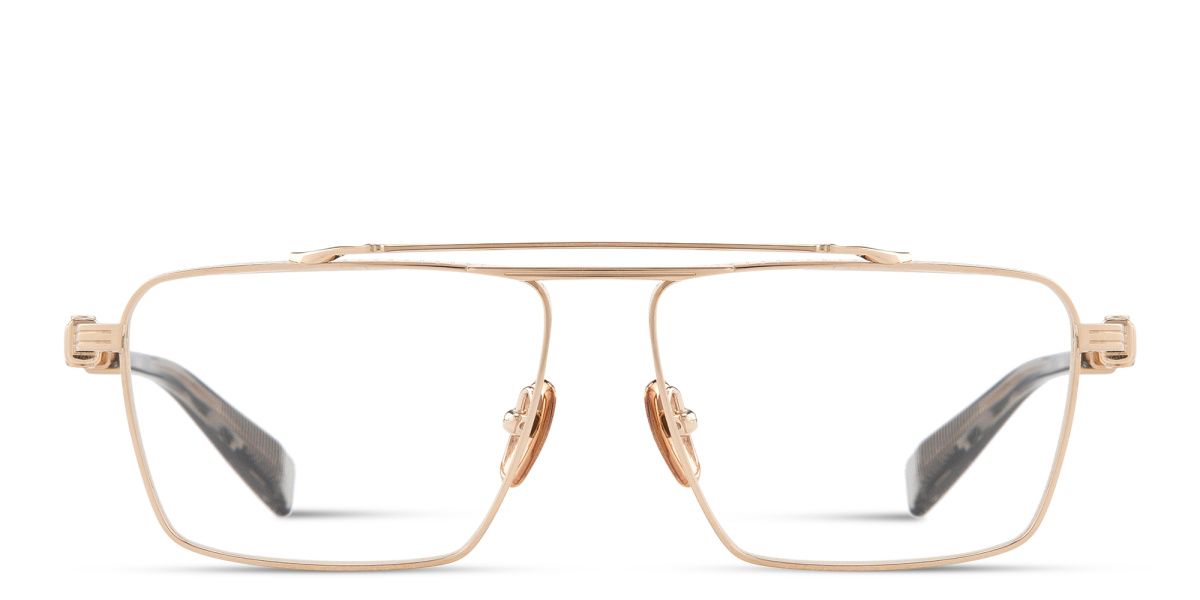 Brigade VI Unisex Wide Rectangle Eyeglasses 