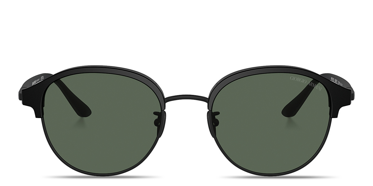 Logo Print Round Sunglasses 