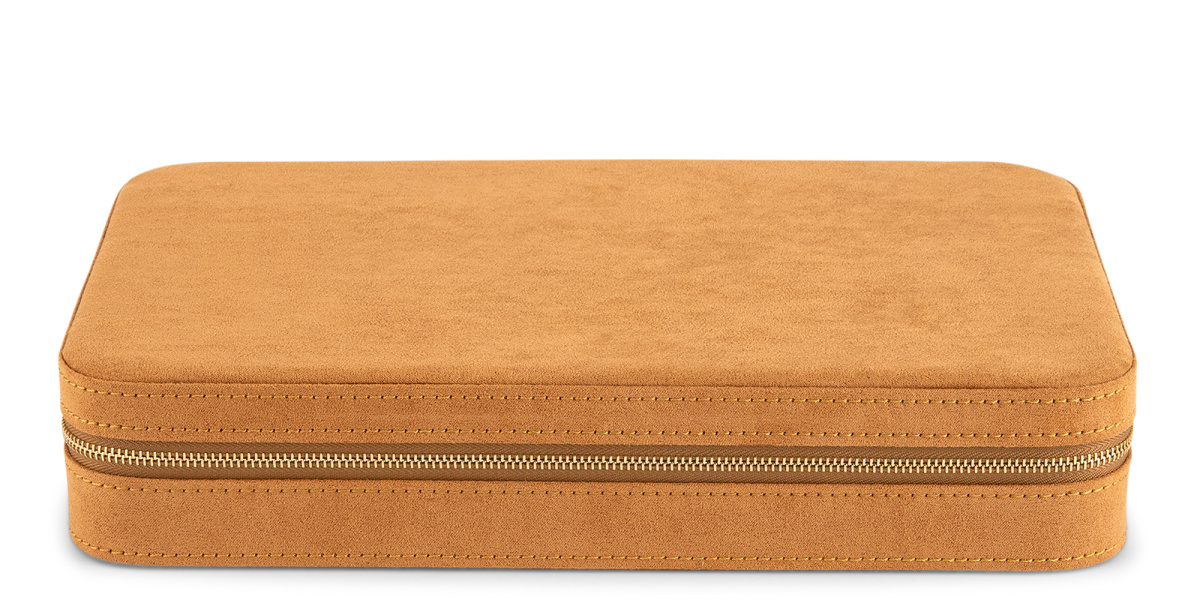 4-Slot Unisex Velvet Travel Case 